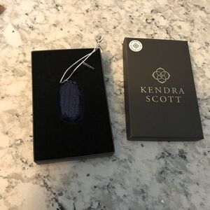 Kendra scott navy dusted Danielle ornament